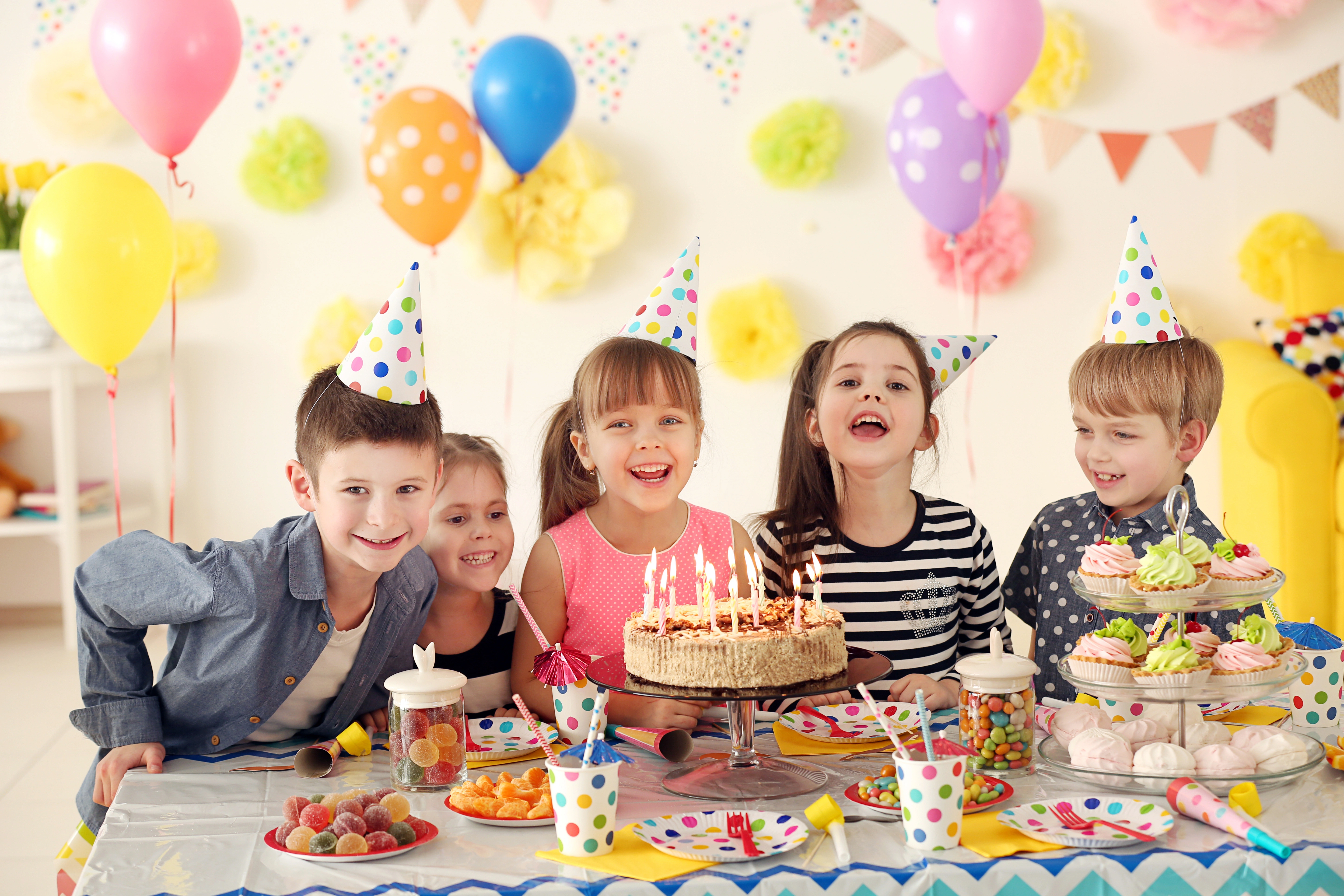 Colourful birthday celebration